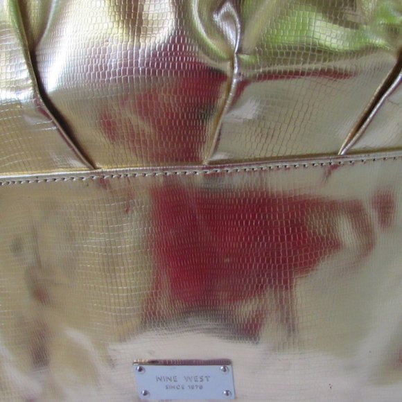 Nine West Gold Clutch - Picture 12 of 12